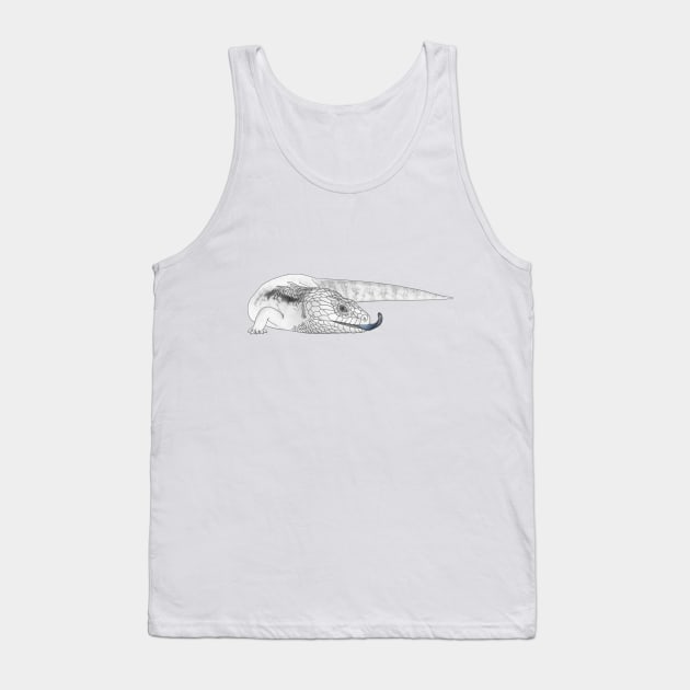 Blue tongue skink Tank Top by Luilouu